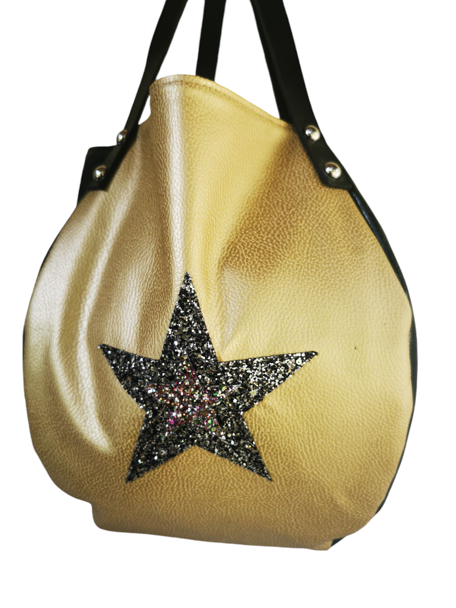 Sac baluchon en simili & gros nœud – Image 6