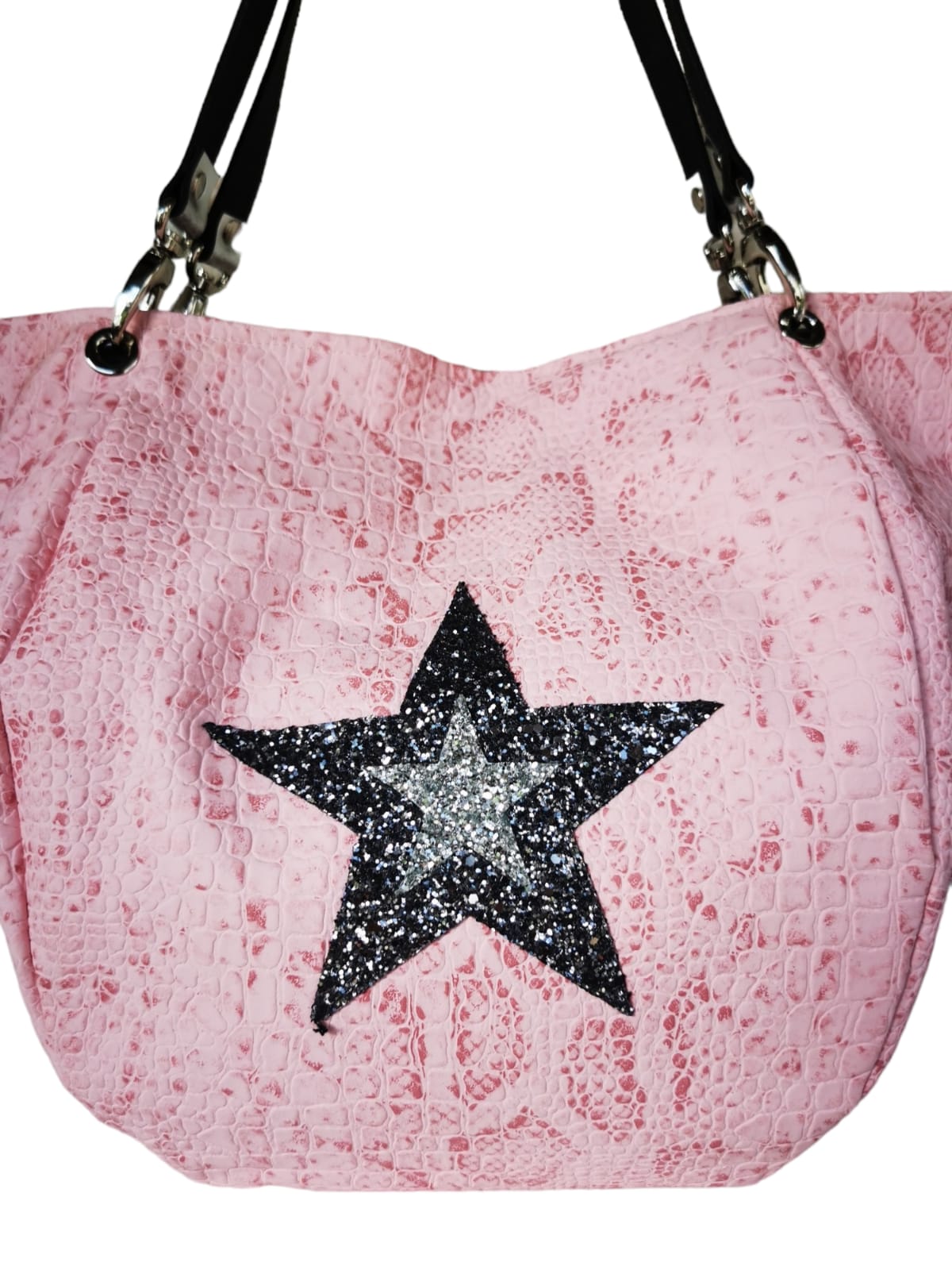 Sac baluchon simili et fausse fourrure... – Image 2