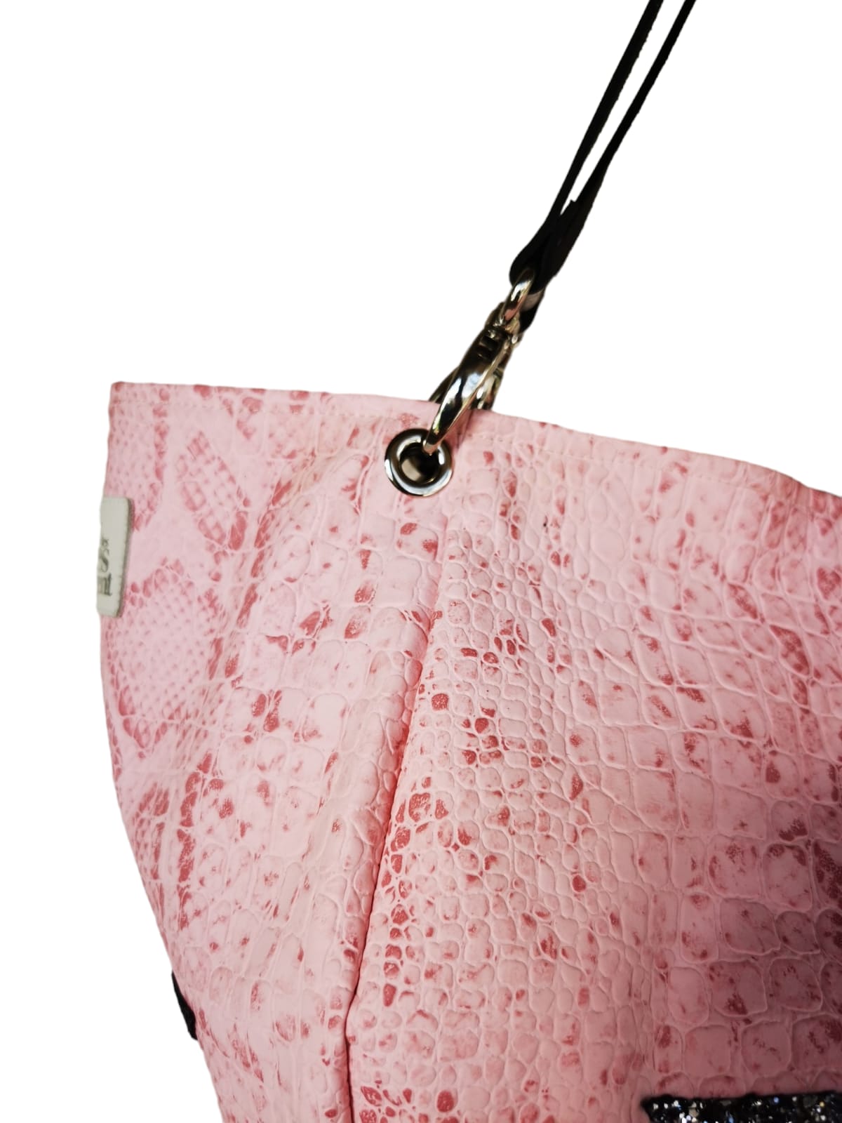 Sac baluchon simili et fausse fourrure... – Image 3